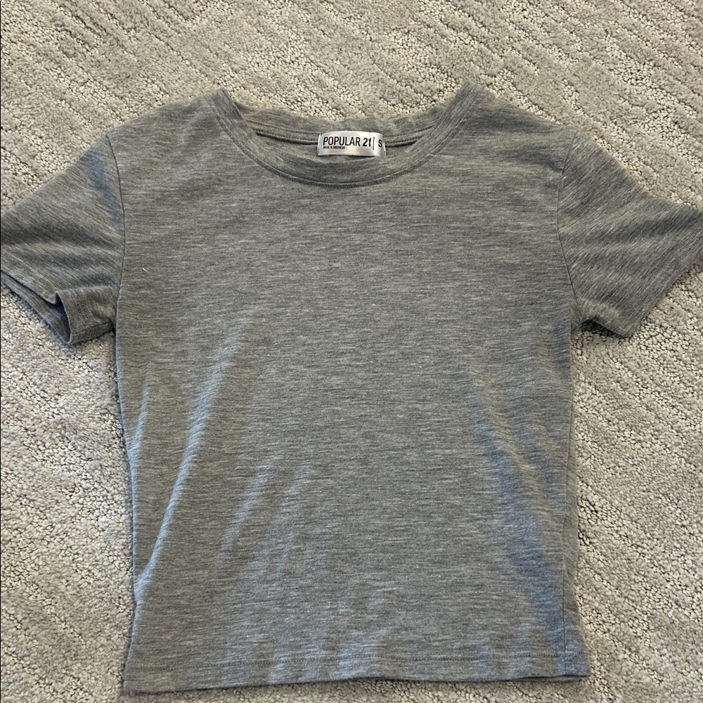 Forever 21 Heather Gray Kids Tee